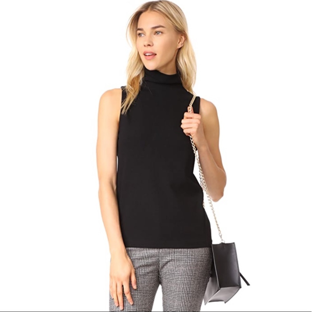 Club Monaco Vancy turtleneck black tank